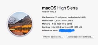 Macbook Air 13 pulgadas