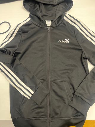 Chaqueta de chandal negro Adidas talla S 