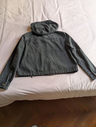 Cazadora vaquera negra xxs