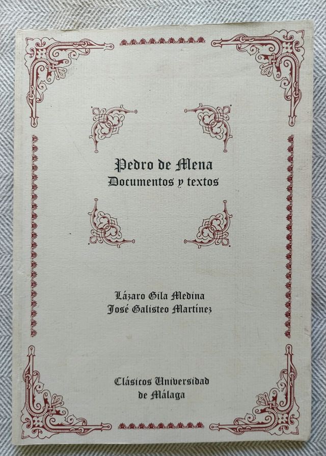 Pedro de Mena. Documentos y textos