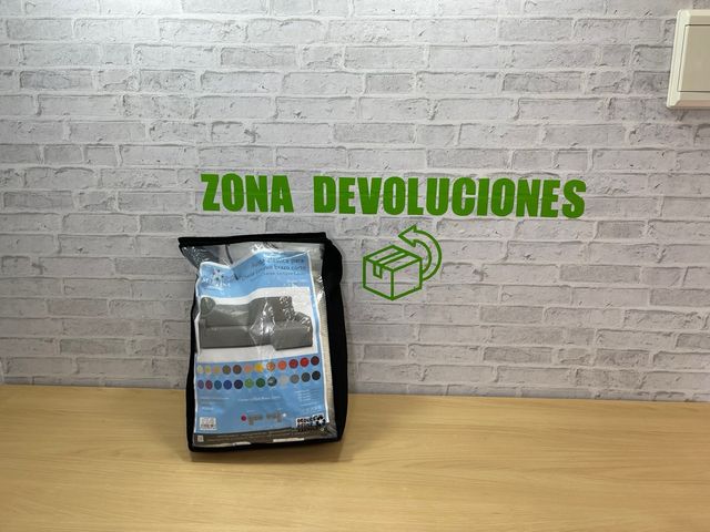 Funda chaise longue Brazo corto izquierdo Marfil visto de frente