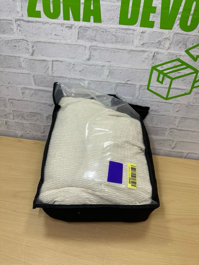 Funda chaise longue Brazo corto izquierdo Marfil visto de frente