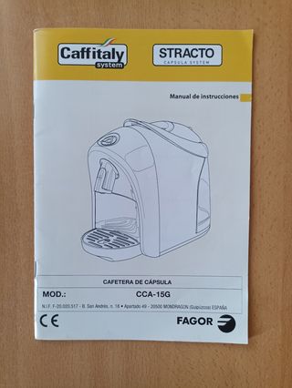 Cafetera de cápsulas Fagor CCA15G