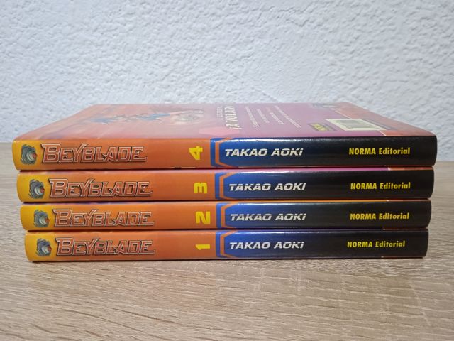Manga Beyblade - 4 tomos