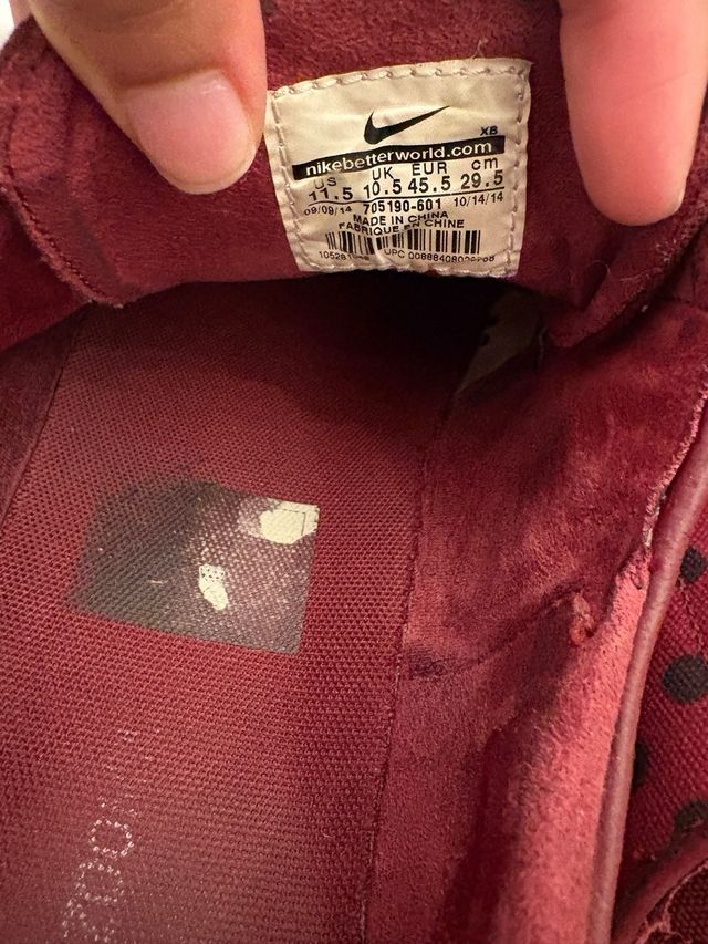 Nike Janoski rojas lunares 45.5