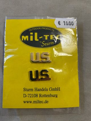 Insignias Mil-Tec US WWII insignia de cuello
