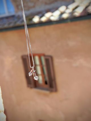 Collana doppia pietra argento 925