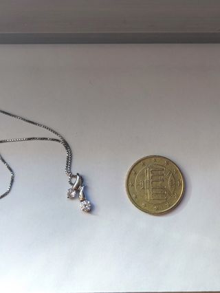 Collana doppia pietra argento 925