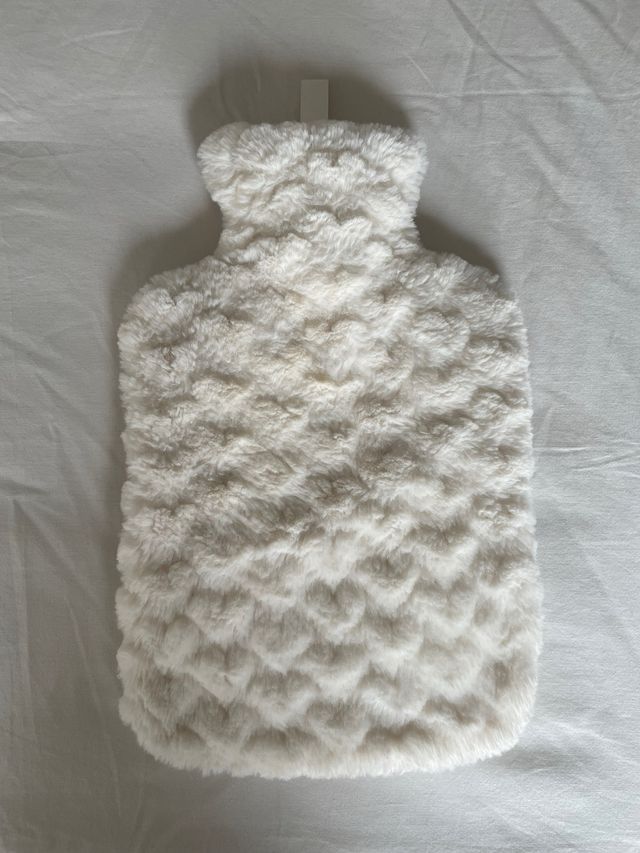 Bolsa agua caliente | Felpa blanca