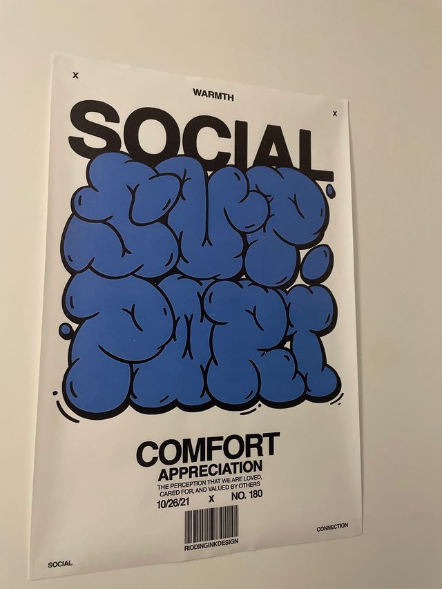 Poster Social Support - Edición Limitada