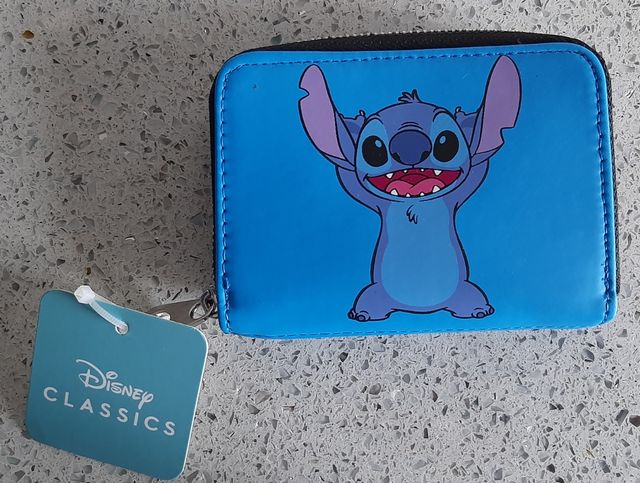 Cartera Stitch Disney azul