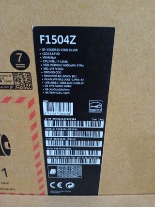 ASUS Vivobook - Portátil plateado