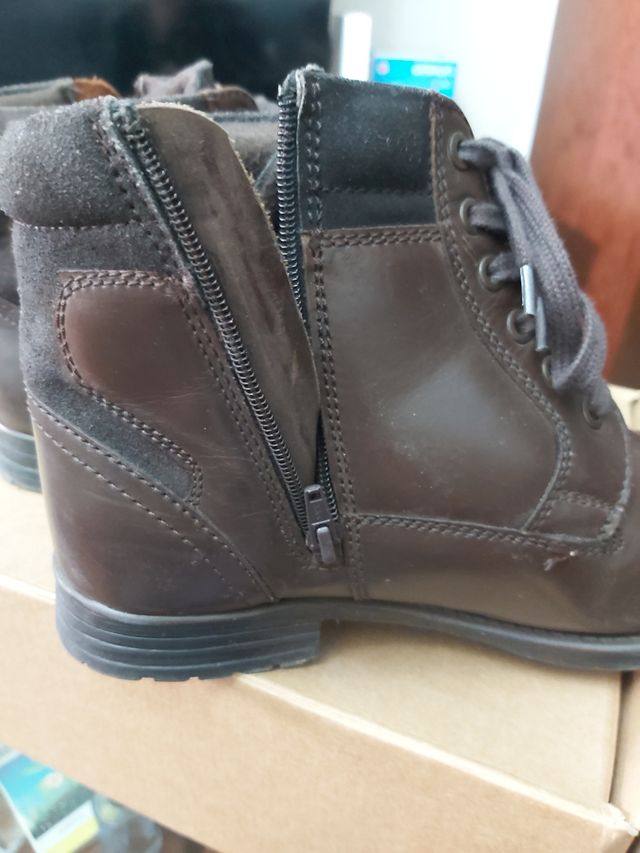 Botas de hombre de piel