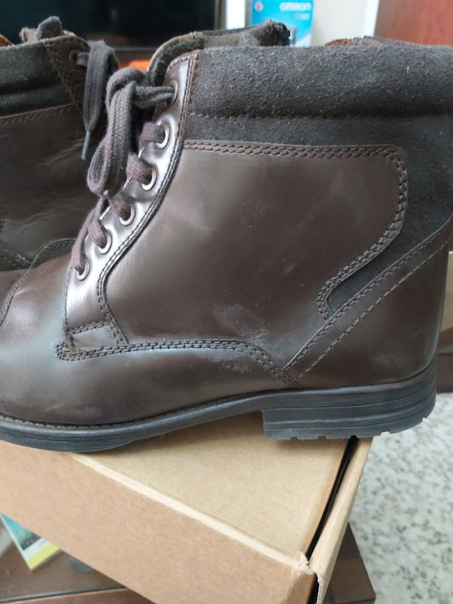 Botas de hombre de piel