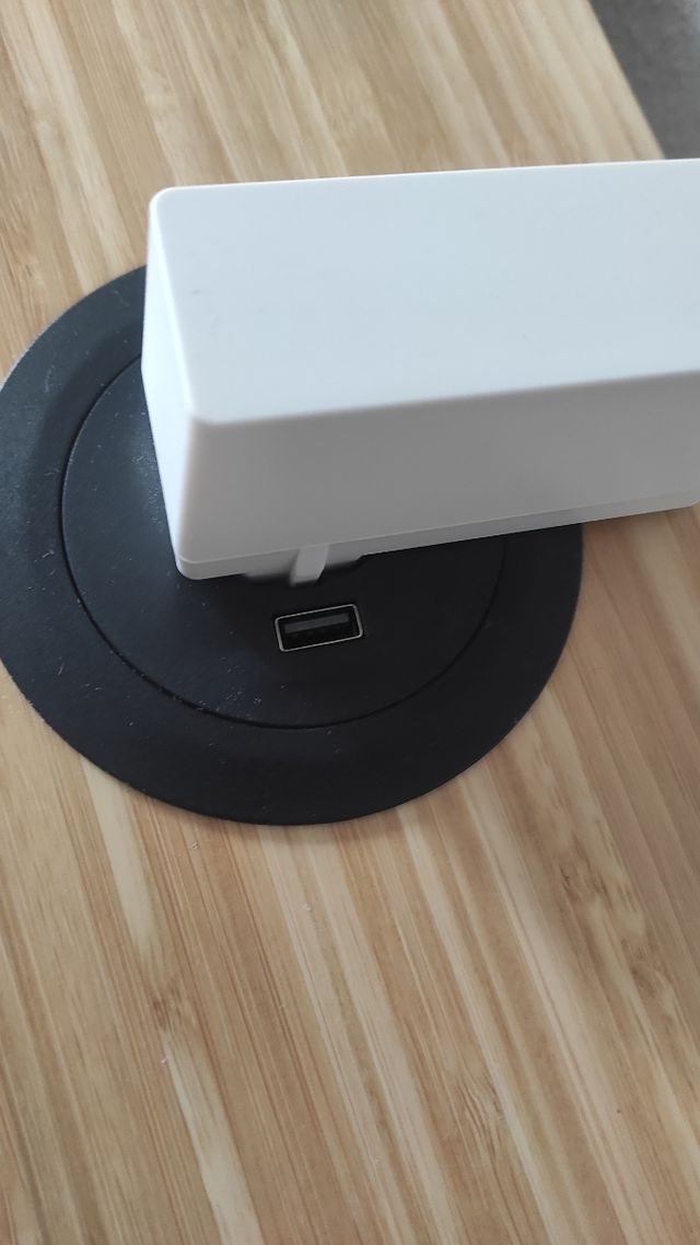 Mesa elevable de bambú 100% - 80x180 cm