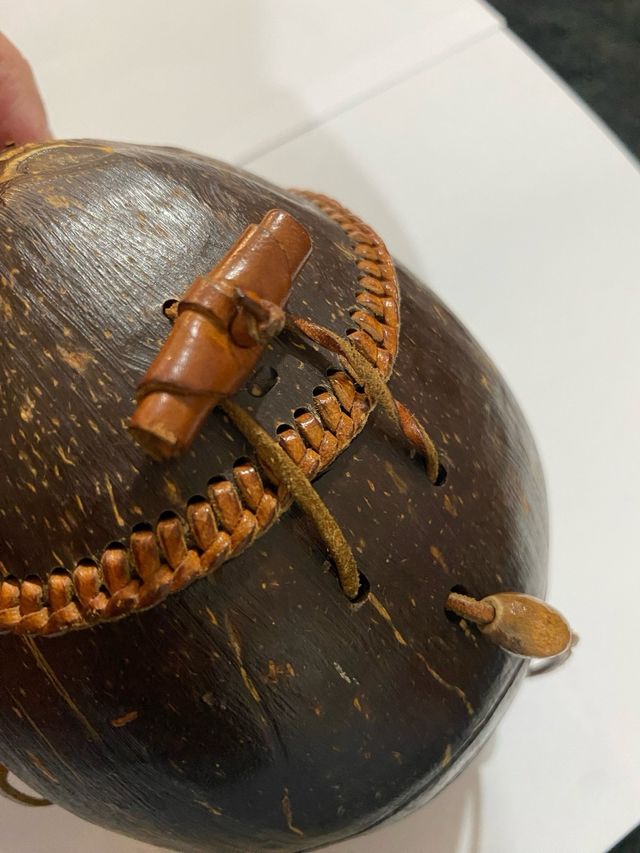 Bolso Coco Artesanal Marrón