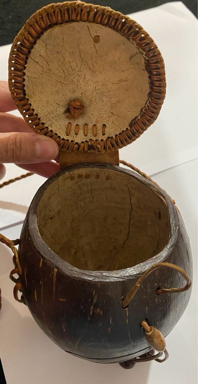 Bolso Coco Artesanal Marrón