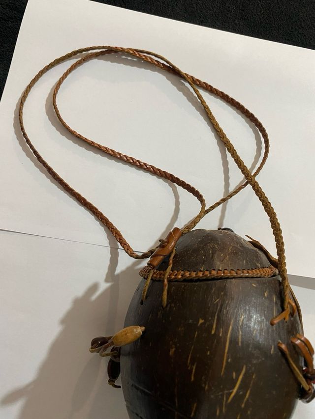 Bolso Coco Artesanal Marrón