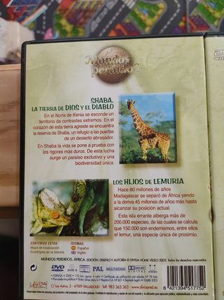 DVD Mundos Perdidos África