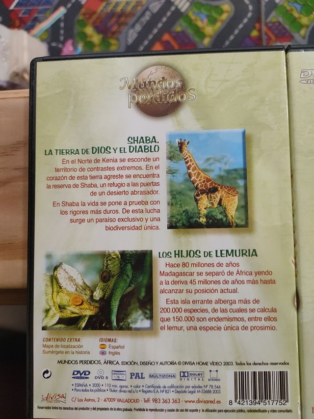 DVD Mundos Perdidos África