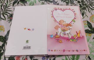3 Biglietti nascita bimba