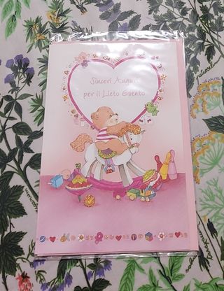 3 Biglietti nascita bimba