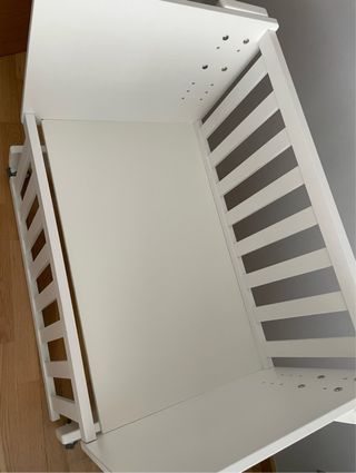 Minicuna convertible colecho + colchón extra