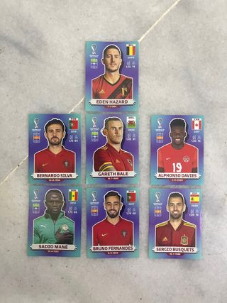 Cromos Mundial Qatar 2022: 7 Jugadores
