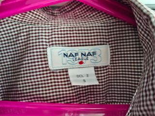 Camisa NAF NAF cuadros marrón