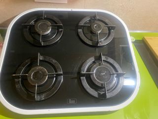 Cocina gas 4 fuegos Roca