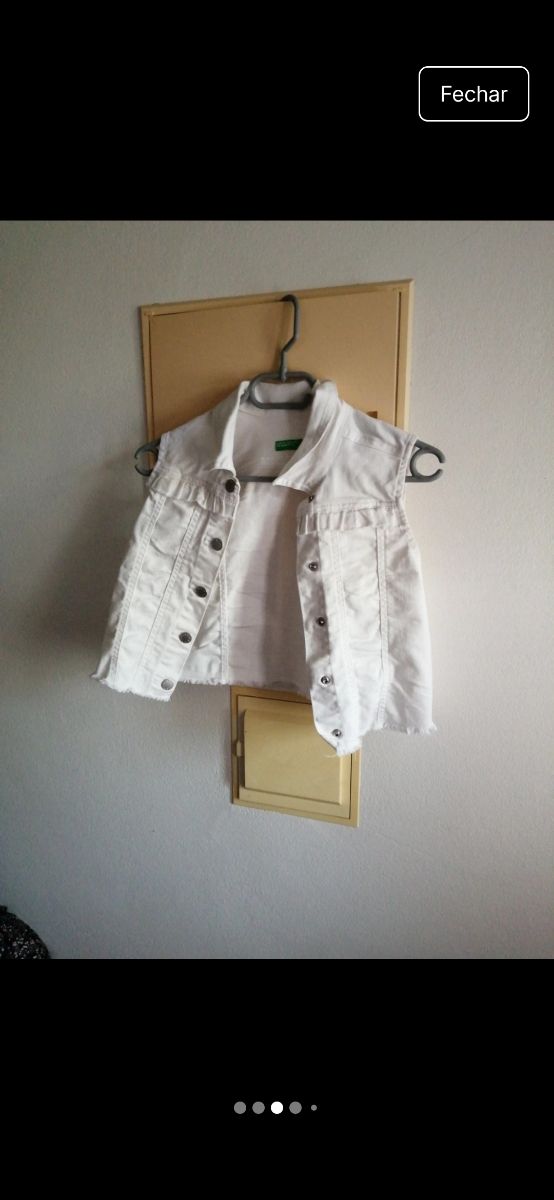 Colete 10, 11 anos, united colors of ben