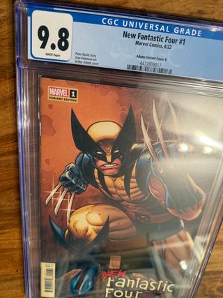 ➃ New Fantastic Four #1 👉 CGC 9.8