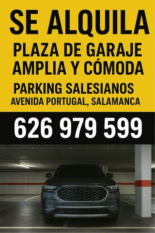 Alquilo Plazo de garaje parking salesianos.