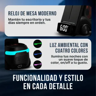 Cargador inalámbrico 3 en 1 forma coche para apple