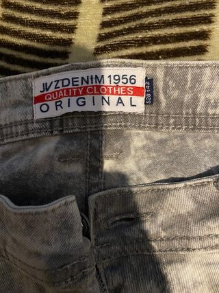 Vaqueros JVZ DENIM 1956 grises, talla 19