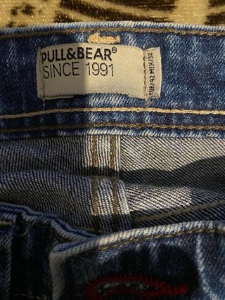 Vaqueros Pull&Bear - Azul - Talla M