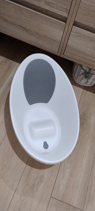 Bañera bebé Shnuggle: ¡Como nueva!