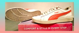 Zapatillas Puma Smash blancas N°37 oferta!