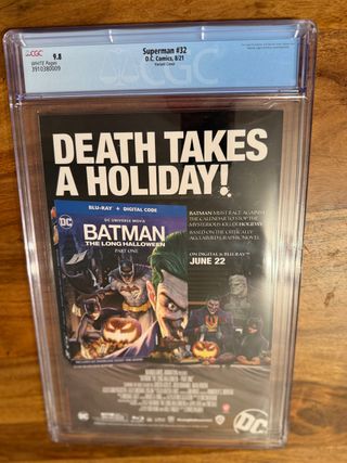 S Comic gradeado Superman #32 👉 CGC 9.8