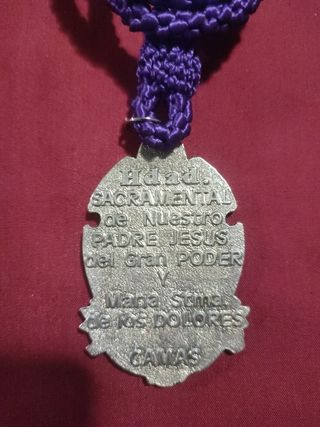MEDALLA HDAD. GRAN PODER DE CAMAS (SEVILLA)