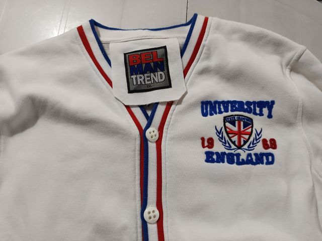 Sudadera chico botones