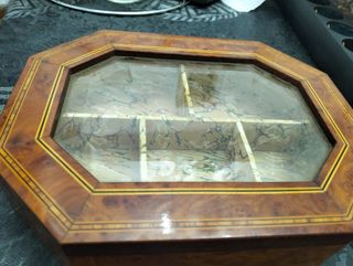 Caja Joyero antiguo madera