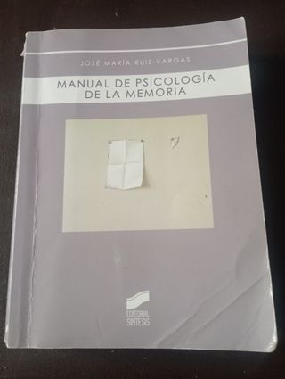 Manual de psicología de la memoria