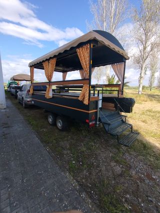 Carro remolque jardinera