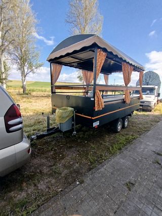 Carro remolque jardinera