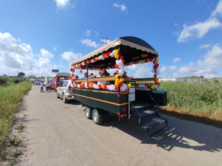 Carro remolque jardinera