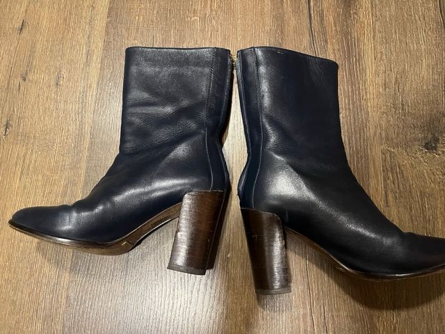 Botines cuero Massimo dutti