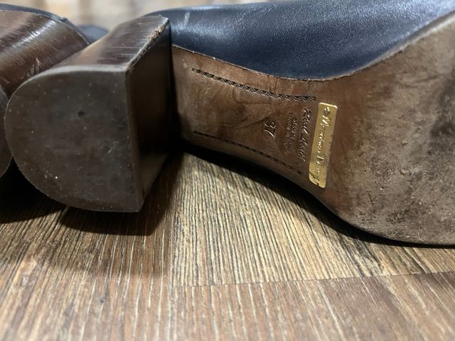 Botines cuero Massimo dutti