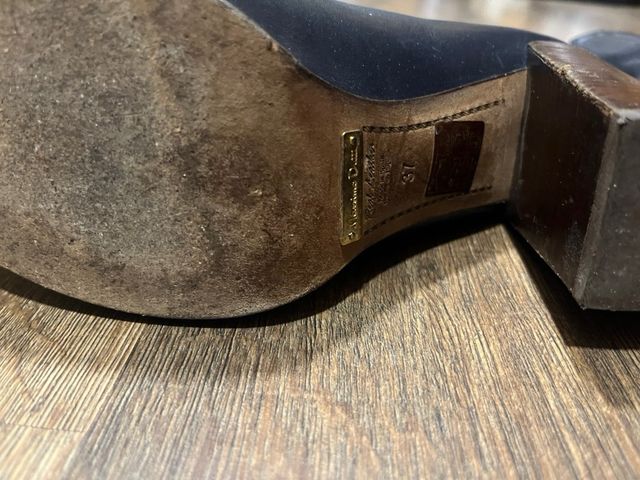 Botines cuero Massimo dutti