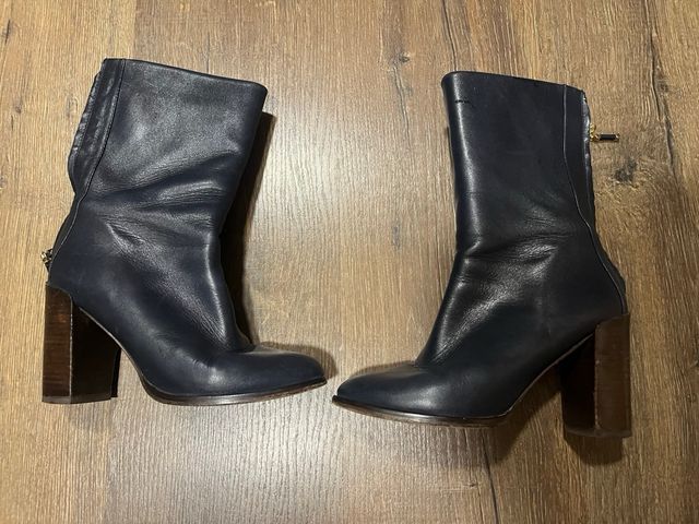 Botines cuero Massimo dutti